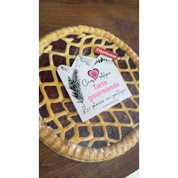 Tarte gourmande framboise - Les Pieds dans l'Champs