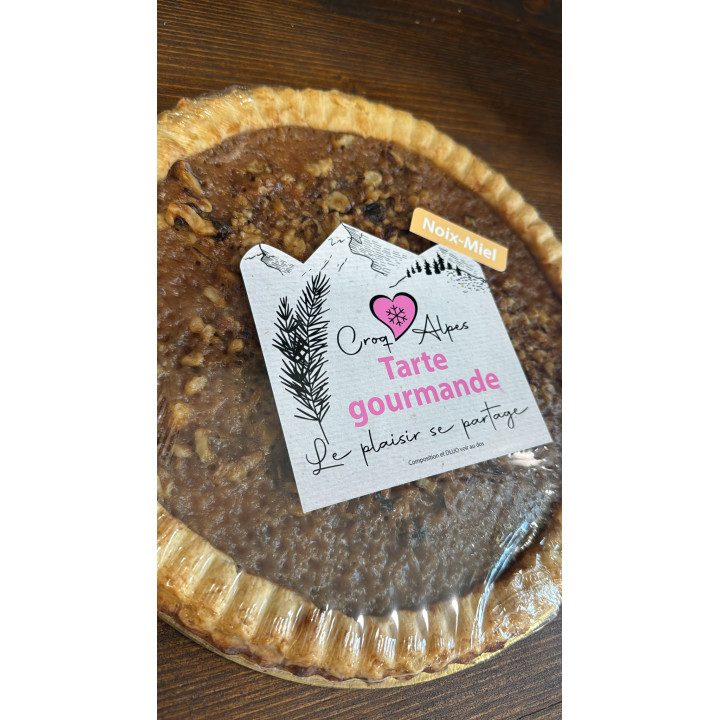 Tarte gourmande noix miel - Les Pieds dans l'Champs