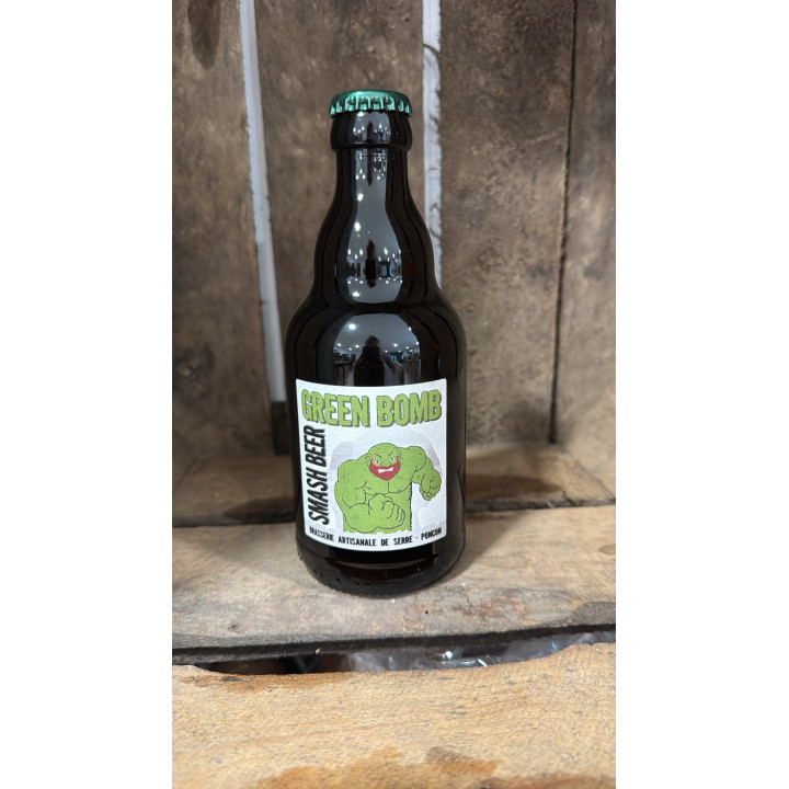 Smash Beer - Green Bomb 33cl - Les Pieds dans l'Champs