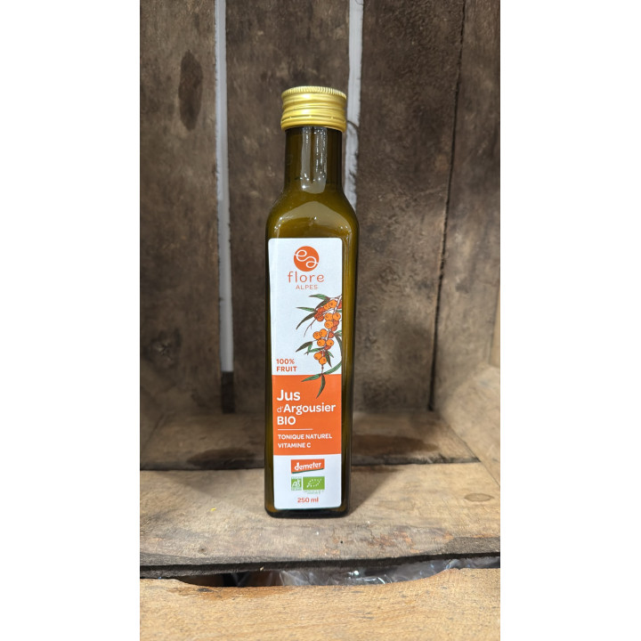 Jus d'Argousier Bio 250ml- Les Pieds dans l'Champs