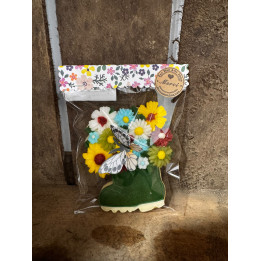 Biscuit fait maison - Bouquet floral - Les Pieds dans l'Champs