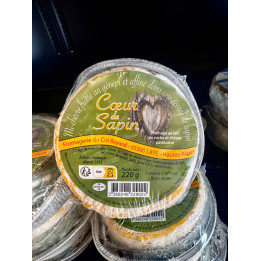 Fromage de chèvre - Cœur de Sapin 200g - Les Pieds dans l'Champs