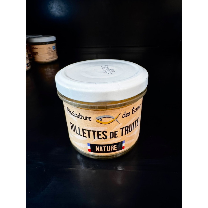 Rillettes de truite nature - Les Pieds dans l'Champs