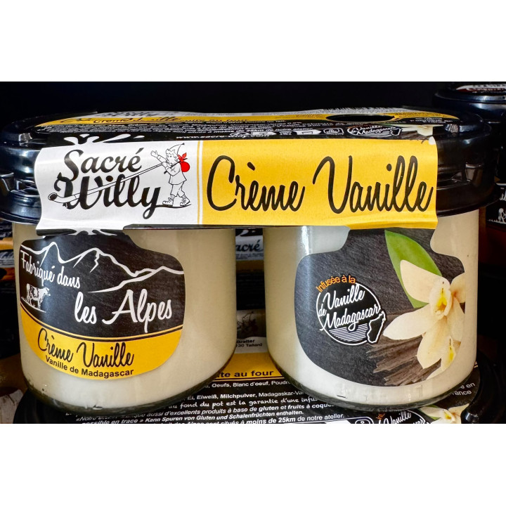 Crème vanille x2 - Les Pieds dans l'Champs