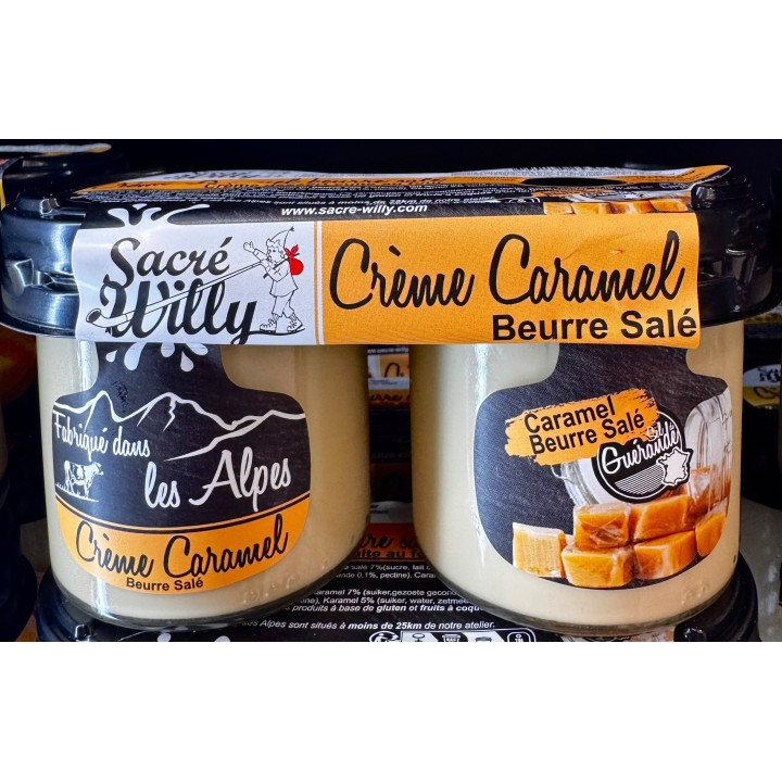 Crème caramel beurre salé x2 - Les Pieds dans l'Champs