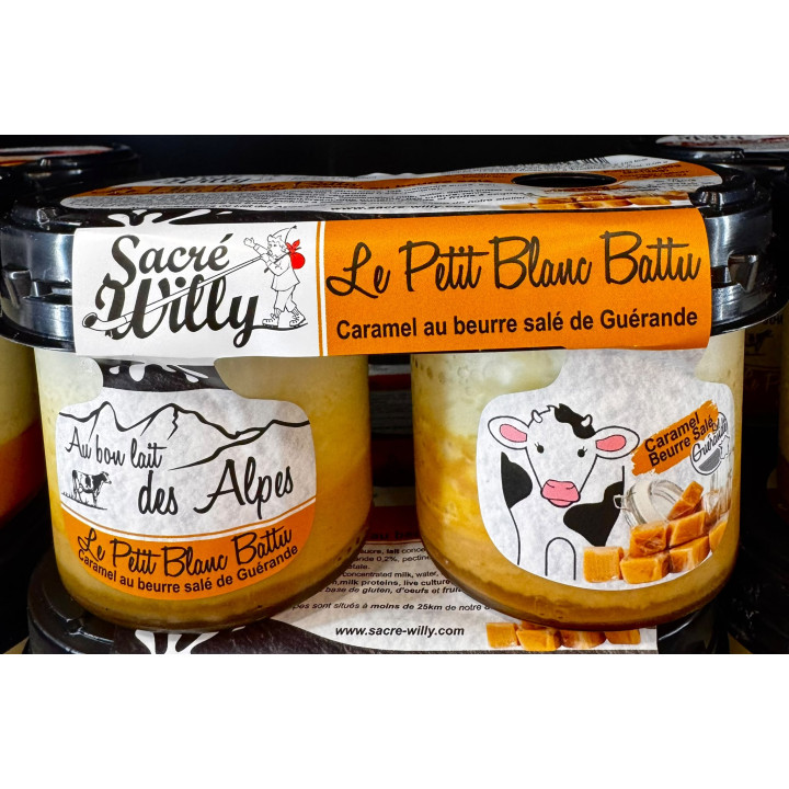 Le petit blanc battu caramel au beurre salé de Guérande - Les Pieds dans l'Champs