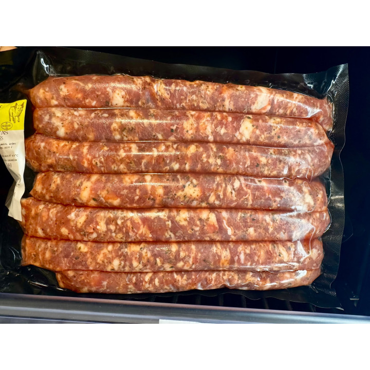 Chipolatas tomates confites - Les Pieds dans l'Champs