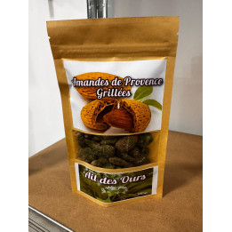 Amandes de Provence grillées - Ail des Ours - 100g  - Les Pieds dans l'Champs