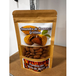 Amandes de Provence grillées - Fumées au bois de Hêtre - 100g  - Les Pieds dans l'Champs