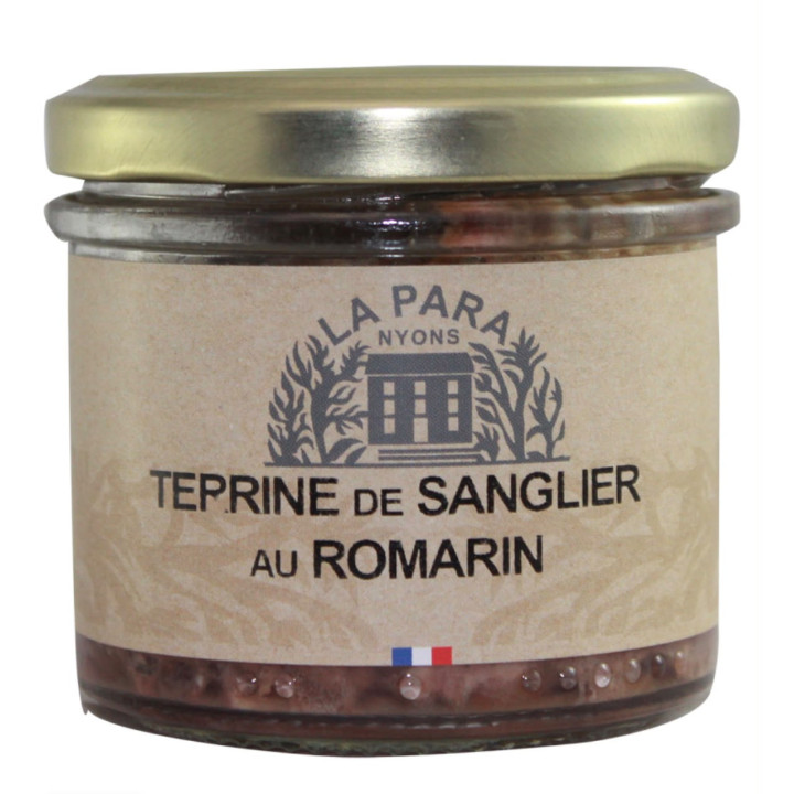 Terrine de sanglier au romarin 90g - Les Pieds dans l'Champs