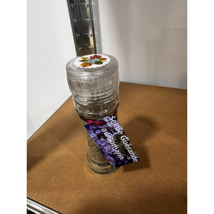 Sel de Guérande au Romarin - 80g - Les Pieds dans l'Champs