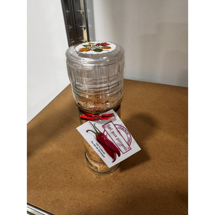 Sel aux piments - 80g - Les Pieds dans l'Champs