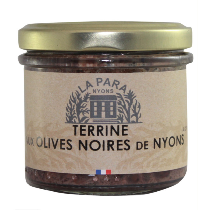 Terrine aux olives noires de Nyons 130g - Les Pieds dans l'Champs