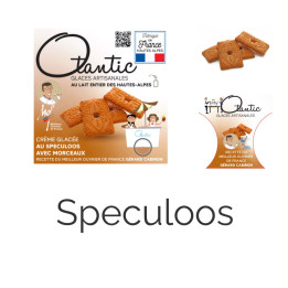 Glace Speculoos - Bac 750ml - Les Pieds dans l'Champs