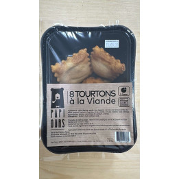 8 tourtons à la viande - Les Pieds dans l'Champs