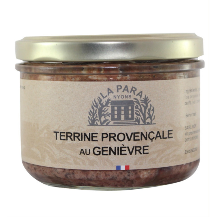 Terrine provençale au genièvre 130g - Les Pieds dans l'Champs