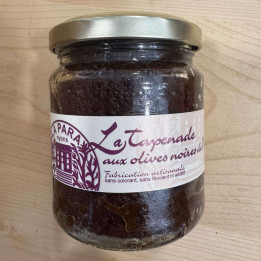 Tapenade aux olives noires - 180g - Les Pieds dans l'Champs