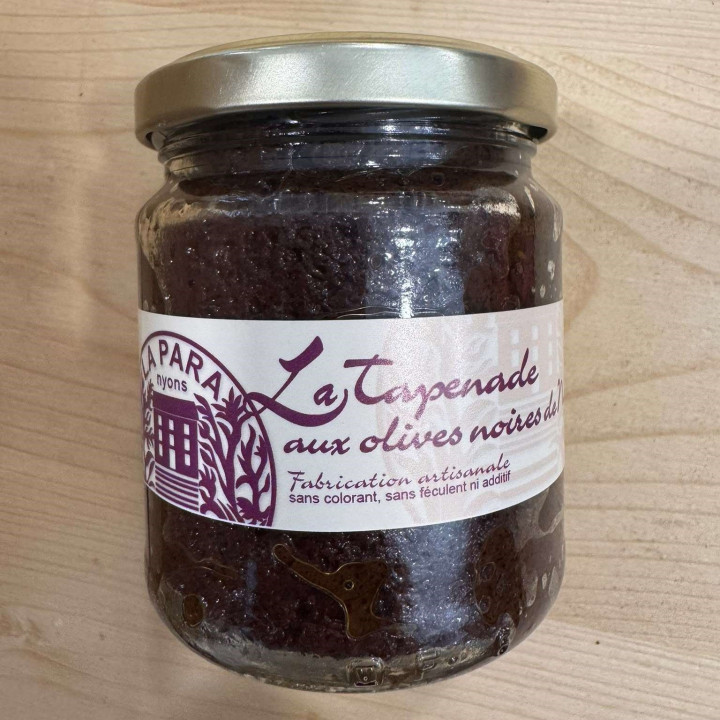 Tapenade aux olives noires - 180g - Les Pieds dans l'Champs