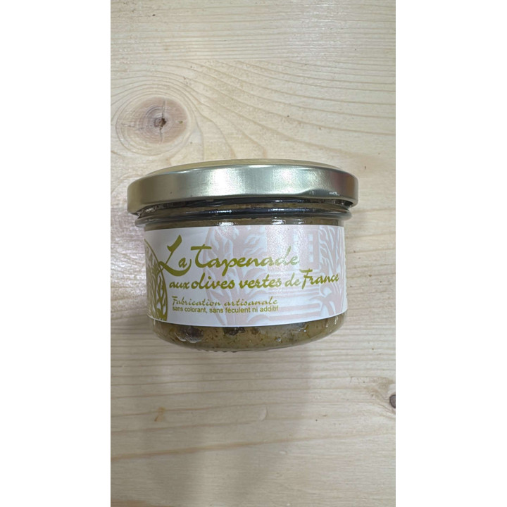 Tapenade aux olives vertes de France - 90g - Les Pieds dans l'Champs