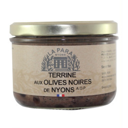 Terrine aux olives noires de Nyons AOP 90g - Les Pieds dans l'Champs