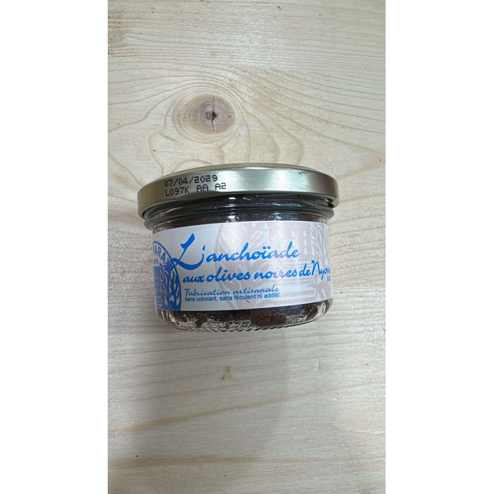 L'anchoïade aux olives noires de Nyons - 90g - Les Pieds dans l'Champs