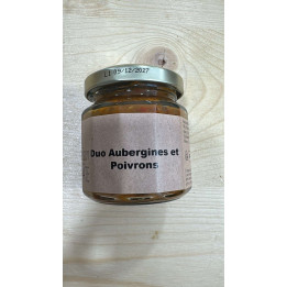 Duo Aubergines et Poivrons - 100g - Les Pieds dans l'Champs