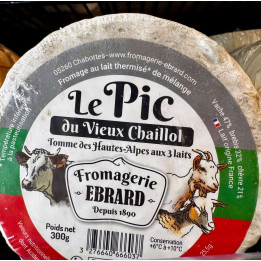 Le Pic du vieux Chaillol - Tomme aux 3 laits - 300g - Les Pieds dans l'Champs