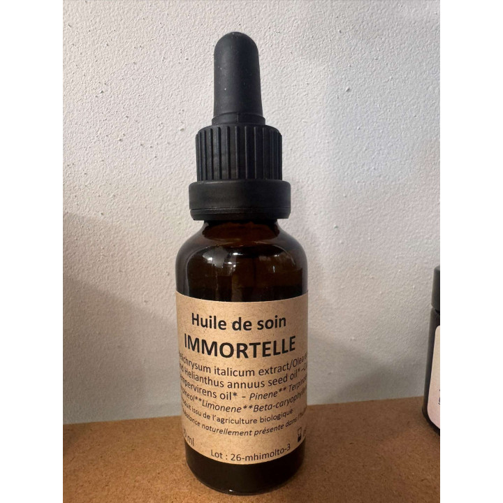 Huile de soin immortelle - 30ml - Les Pieds dans l'Champs