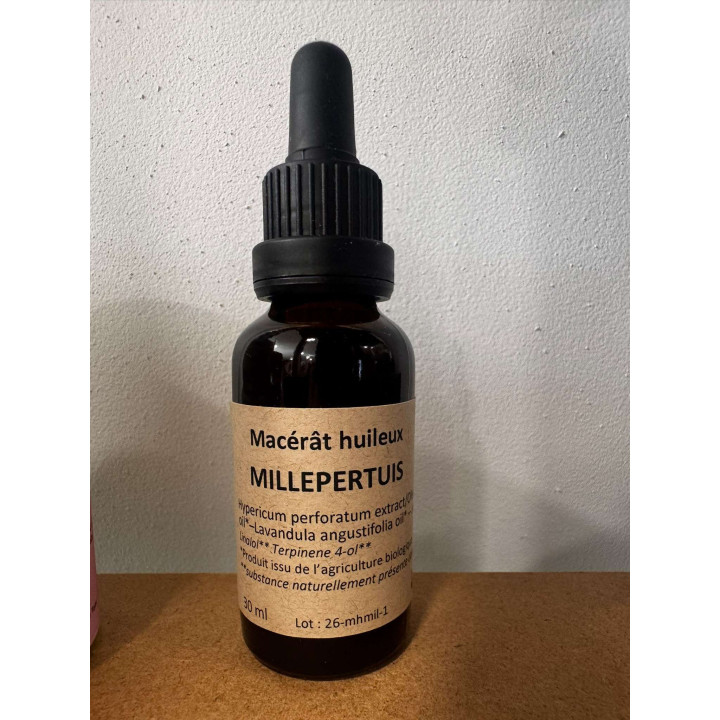Macérât huileux Millepertuis - 30ml - Les Pieds dans l'Champs