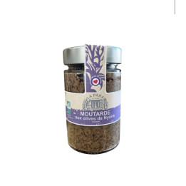 Moutarde aux olives de Nyons 180g - Les Pieds dans l'Champs
